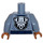 LEGO Azul arena Scott Francis Minifigura Torso (973 / 76382)