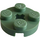 LEGO Verde arena Plato 2 x 2 Redondo con Eje Agujero (con orificio de eje &#039;+&#039;) (4032)