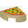 LEGO Tostado Plana 1 x 1 Cuarto Círculo con Pizza Slice (25269 / 29775)