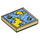 LEGO Tostado Plana 2 x 2 con Pirata Treasure Map con ranura (3068 / 19524)