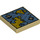 LEGO Tostado Plana 2 x 2 con Pirata Treasure Map con ranura (3068 / 19524)