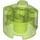 LEGO Verde brillante transparente Ladrillo 2 x 2 Redondo (3941 / 6143)