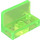 LEGO Verde brillante transparente Panel 1 x 2 x 1 con esquinas redondeadas (4865 / 26169)