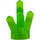 LEGO Verde brillante transparente Roca 1 x 1 con 5 puntos (28623 / 30385)