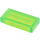 LEGO Verde brillante transparente Loseta 1 x 2 con ranura (3069 / 30070)