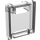 LEGO Transparente Envase Caja 2 x 2 x 2 Puerta con Espacio (4346 / 30059)