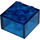 LEGO Transparente Azul Oscuro Ladrillo 2 x 2 (3003 / 6223)