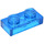LEGO Transparente Azul Oscuro Plato 1 x 2 (3023 / 28653)