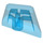 LEGO Transparente Azul Oscuro Loseta 1 x 2 Diamante (35649)