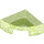 LEGO Ópalo verde transparente Loseta 1 x 1 Trimestre Circulo (25269 / 84411)