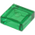 LEGO Verde Transparente Loseta 1 x 1 con ranura (3070 / 30039)