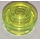 LEGO Verde neón transparente Placa 1 x 1 Circular (6141 / 30057)