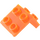 LEGO Naranja rojizo neón transparente Soporte 1 x 2 con 2 x 2 (21712 / 44728)