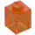 LEGO Naranja transparente Ladrillo 1 x 1 (3005 / 30071)