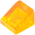 LEGO Naranja Transparente Pendiente 1 x 1 (31°) (50746 / 54200)