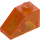 LEGO Naranja transparente Con pendiente 1 x 2 (45°) (3040 / 6270)