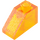 LEGO Naranja Transparente Pendiente 1 x 2 (45°) (3040 / 6270)