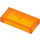 LEGO Naranja Transparente Loseta 1 x 2 con ranura (3069 / 30070)