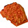 LEGO Naranja Transparente Cuñuna 4 x 4 con Jagged Angles (28625 / 64867)
