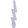 LEGO Morado transparente Lightning Bolt (Single) (27256)