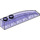 LEGO Morado transparente Con pendiente 1 x 6 Curvo (41762 / 42022)