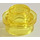 LEGO Amarillo transparente Placa 1 x 1 Circular (6141 / 30057)