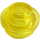 LEGO Amarillo transparente Placa 1 x 1 Circular (6141 / 30057)