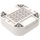 LEGO blanco Caja 8 x 8 x 2 (65129)