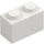 LEGO Blanco Ladrillo 1 x 2 con 1 Espiga en Lado (86876)