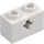 LEGO Blanco Ladrillo 1 x 2 con Orificio para eje (Apertura &quot;+&quot; y tubo inferior) (31493 / 32064)