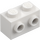 LEGO Blanco Ladrillo 1 x 2 con Espigas en Uno Lado (11211)