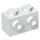 LEGO blanco Ladrillo 1 x 2 con Tachuelas en Uno Lado (11211)