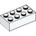 LEGO blanco Ladrillo 2 x 4 (3001 / 72841)
