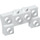 LEGO Blanco Ladrillo 2 x 4 x 0.7 con Frontal Espigas y arcos laterales gruesos (14520 / 52038)