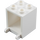 LEGO blanco Envase 2 x 2 x 2 con tacos empotrados (4345 / 30060)