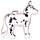 LEGO Blanco Perro - Alsatian con Negro Spots (13257 / 92586)