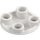 LEGO Blanco Placa 2 x 2 Circular con Redondeado Parte inferior (2654 / 28558)