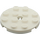 LEGO blanco Plato 4 x 4 Redondo con Agujero y Snapstud (60474)