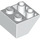 LEGO blanco Pendiente 2 x 2 (45°) Invertido con espaciador plano debajo (3660)