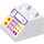 LEGO Blanco Con pendiente 2 x 2 (45°) con Cash Register (3039 / 24566)