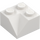 LEGO Blanco Con pendiente 2 x 2 (45°) con Doble Concave (Superficie rugosa) (3046 / 4723)