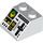 LEGO blanco Pendiente 2 x 2 (45°) con Gauges, Switches y Palanca (11736 / 55068)