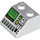 LEGO Blanco Con pendiente 2 x 2 (45°) con Verde Control Screen (3039 / 73775)