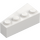 LEGO Blanco Cuña Ladrillo 2 x 4 Derecha (41767)