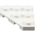 LEGO blanco Cuñuna Plato 3 x 3 Esquina (2450)