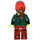 LEGO Woman en Dark Green Jacket Minifigura