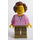 LEGO Mujer con Bright Rosa Camisa Minifigura