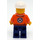 LEGO Worker con Nametag Minifigura