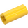 LEGO Amarillo Eje Conector (Lisa con agujero en &quot;x&quot;) (59443)