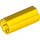 LEGO Amarillo Eje Conector (Suave con &#039;x&#039; agujero) (59443)